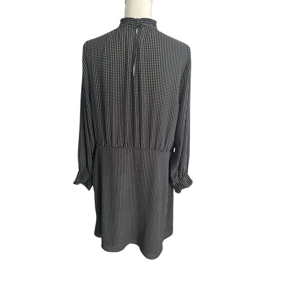 H&M Black White Patterned Long Sleeve Dress Size XL - Picture 8 of 8